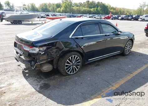 2017 Lincoln Continental Select из США, поврежденный, VIN 1LN6L9TP8H5603741